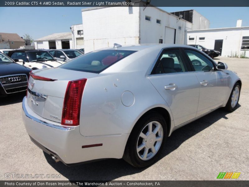 Radiant Silver / Light Titanium/Ebony 2009 Cadillac CTS 4 AWD Sedan