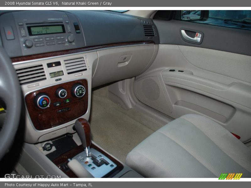 Natural Khaki Green / Gray 2008 Hyundai Sonata GLS V6