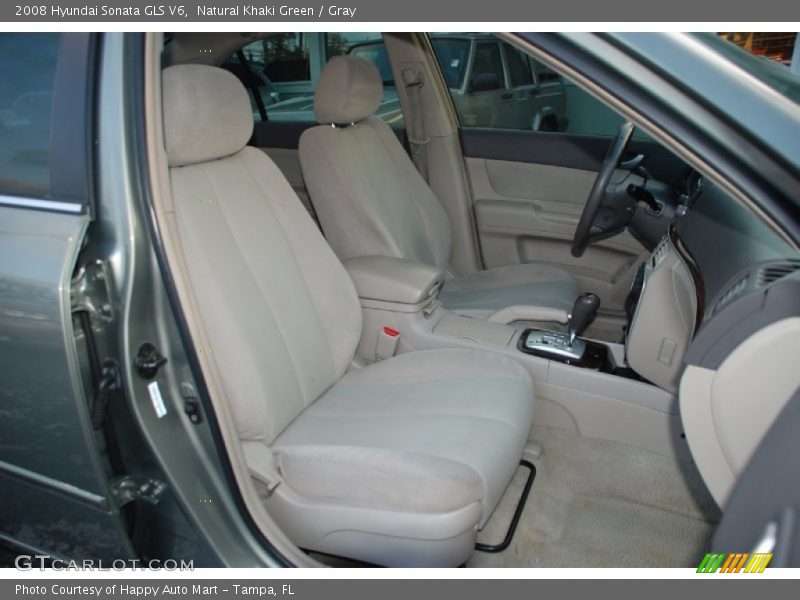 Natural Khaki Green / Gray 2008 Hyundai Sonata GLS V6