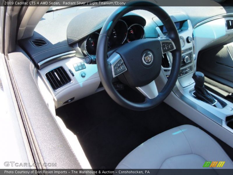 Radiant Silver / Light Titanium/Ebony 2009 Cadillac CTS 4 AWD Sedan