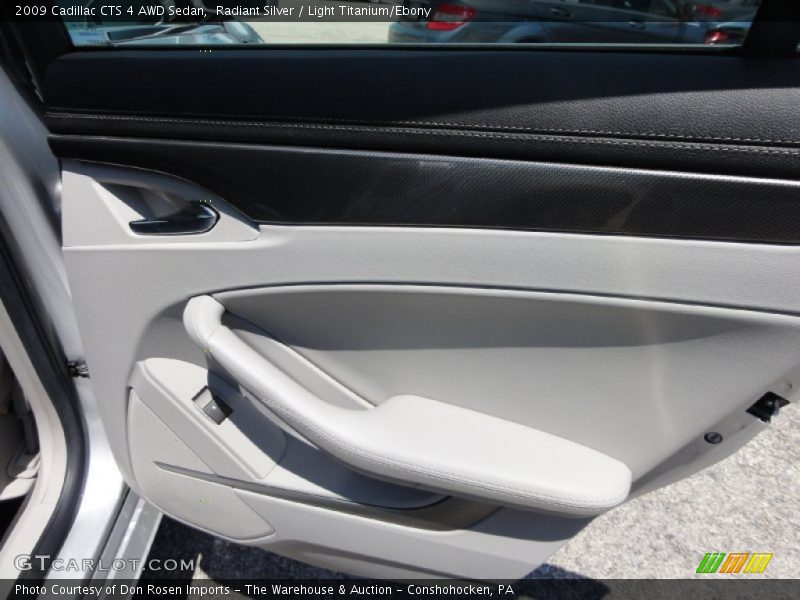 Radiant Silver / Light Titanium/Ebony 2009 Cadillac CTS 4 AWD Sedan