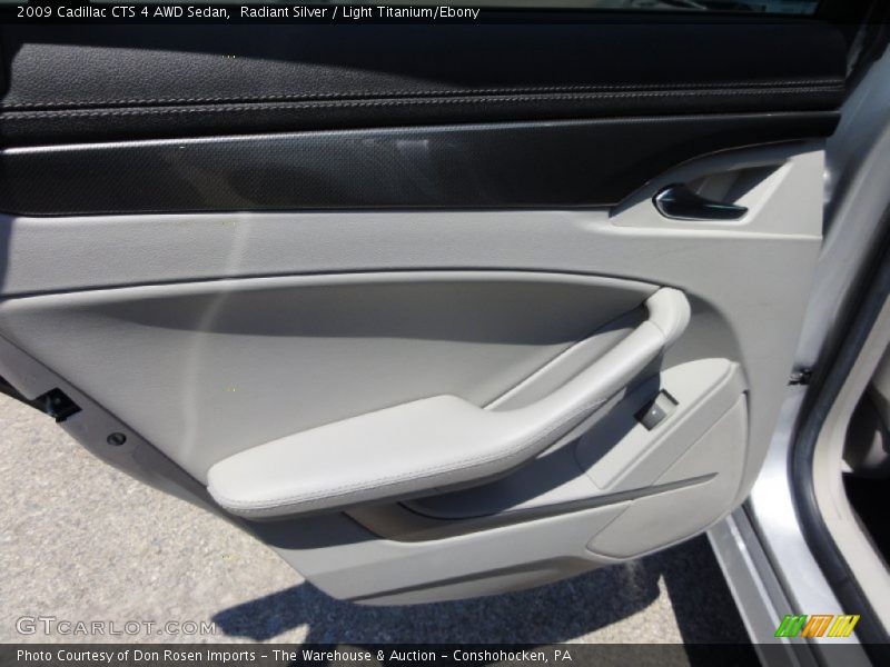 Radiant Silver / Light Titanium/Ebony 2009 Cadillac CTS 4 AWD Sedan