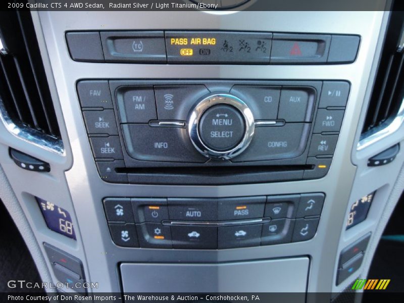 Radiant Silver / Light Titanium/Ebony 2009 Cadillac CTS 4 AWD Sedan