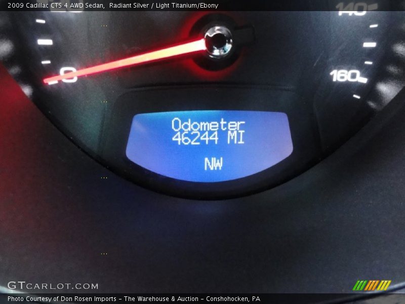 Radiant Silver / Light Titanium/Ebony 2009 Cadillac CTS 4 AWD Sedan