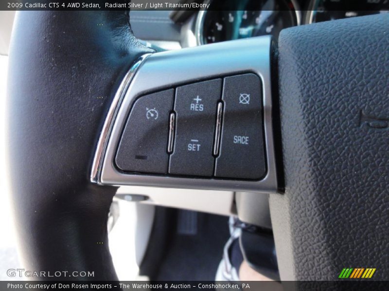 Radiant Silver / Light Titanium/Ebony 2009 Cadillac CTS 4 AWD Sedan