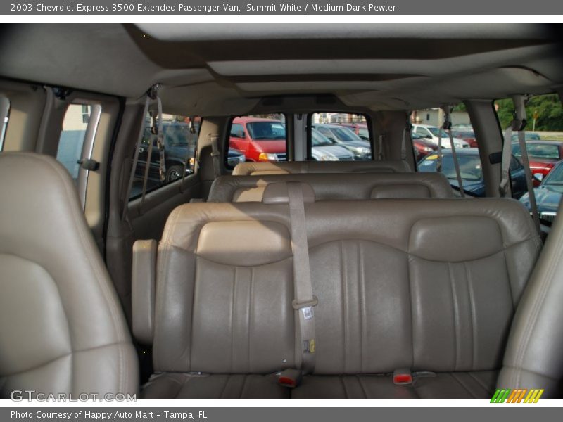 Summit White / Medium Dark Pewter 2003 Chevrolet Express 3500 Extended Passenger Van