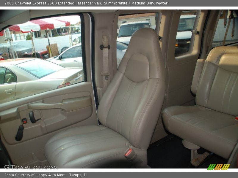 Summit White / Medium Dark Pewter 2003 Chevrolet Express 3500 Extended Passenger Van