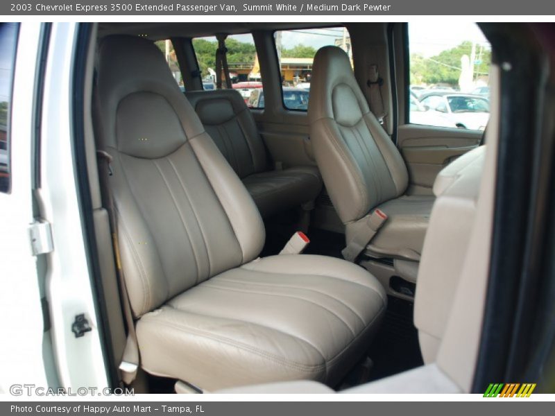 Summit White / Medium Dark Pewter 2003 Chevrolet Express 3500 Extended Passenger Van