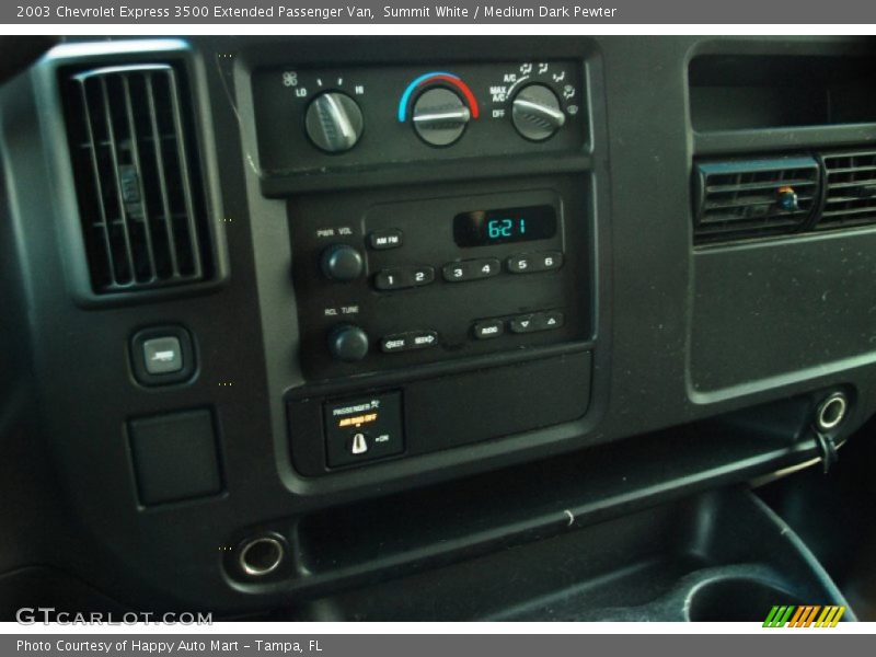 Summit White / Medium Dark Pewter 2003 Chevrolet Express 3500 Extended Passenger Van