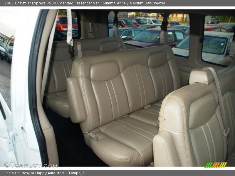 Summit White / Medium Dark Pewter 2003 Chevrolet Express 3500 Extended Passenger Van