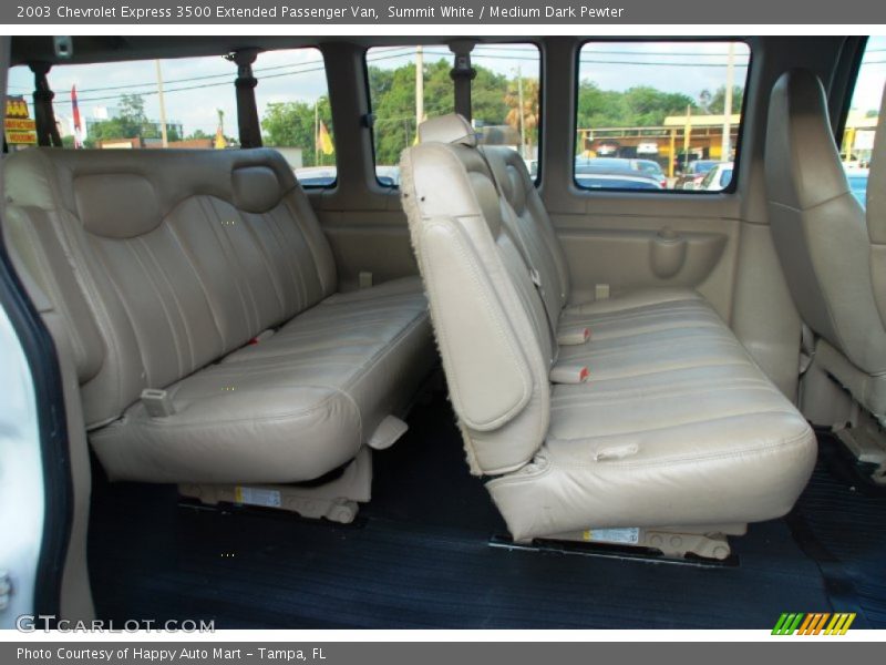 Summit White / Medium Dark Pewter 2003 Chevrolet Express 3500 Extended Passenger Van