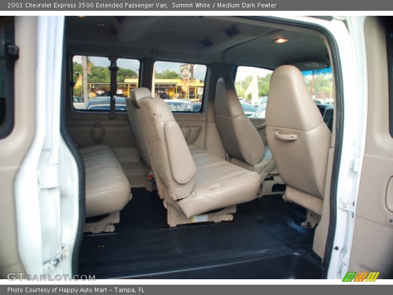 Summit White / Medium Dark Pewter 2003 Chevrolet Express 3500 Extended Passenger Van