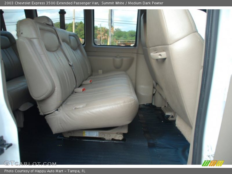 Summit White / Medium Dark Pewter 2003 Chevrolet Express 3500 Extended Passenger Van
