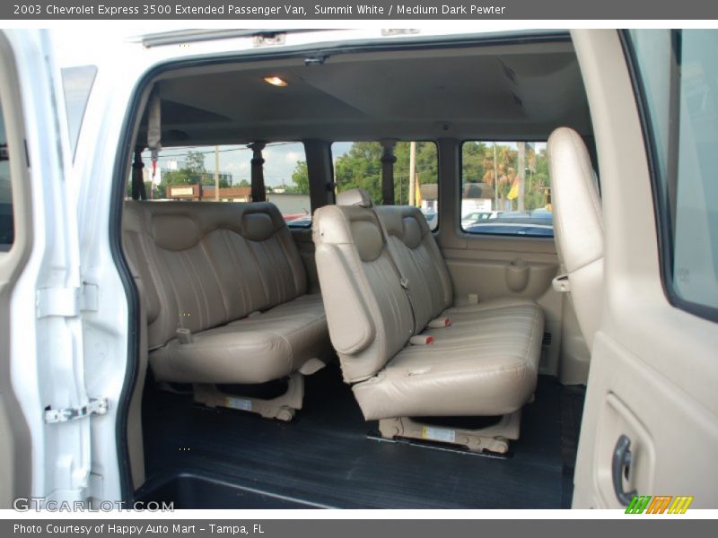 Summit White / Medium Dark Pewter 2003 Chevrolet Express 3500 Extended Passenger Van