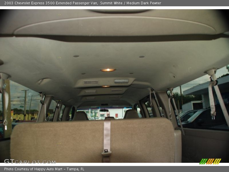 Summit White / Medium Dark Pewter 2003 Chevrolet Express 3500 Extended Passenger Van