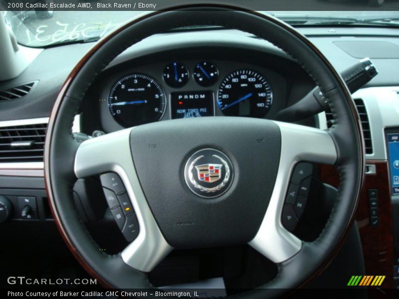 Black Raven / Ebony 2008 Cadillac Escalade AWD