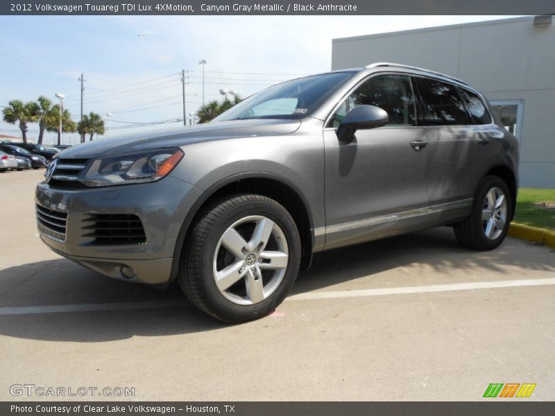 Canyon Gray Metallic / Black Anthracite 2012 Volkswagen Touareg TDI Lux 4XMotion