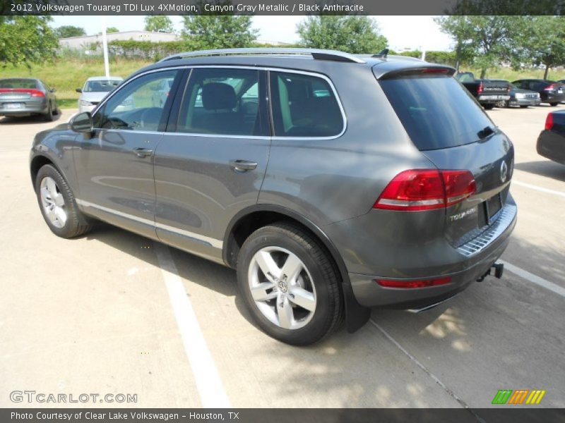 Canyon Gray Metallic / Black Anthracite 2012 Volkswagen Touareg TDI Lux 4XMotion