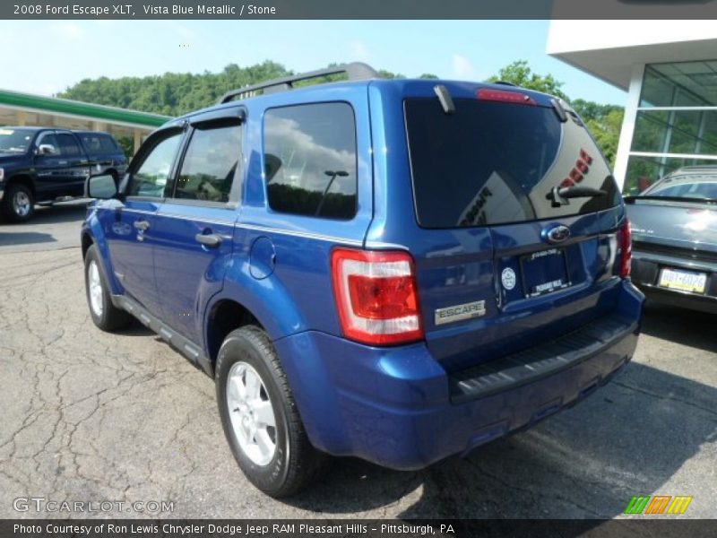 Vista Blue Metallic / Stone 2008 Ford Escape XLT