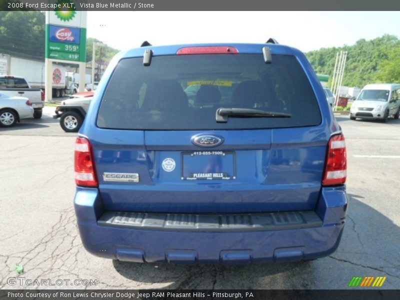 Vista Blue Metallic / Stone 2008 Ford Escape XLT