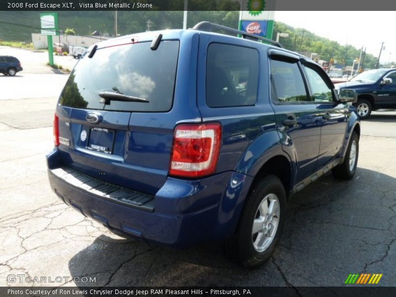 Vista Blue Metallic / Stone 2008 Ford Escape XLT