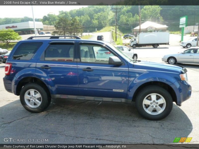 Vista Blue Metallic / Stone 2008 Ford Escape XLT