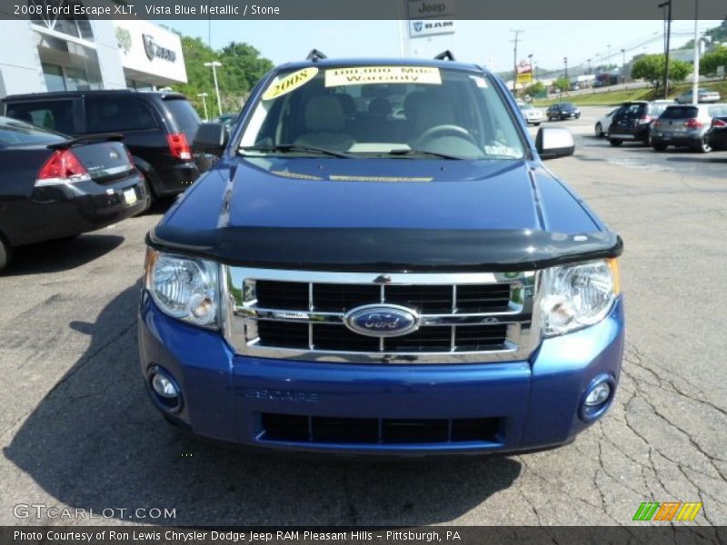 Vista Blue Metallic / Stone 2008 Ford Escape XLT