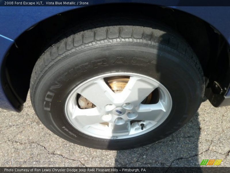 Vista Blue Metallic / Stone 2008 Ford Escape XLT