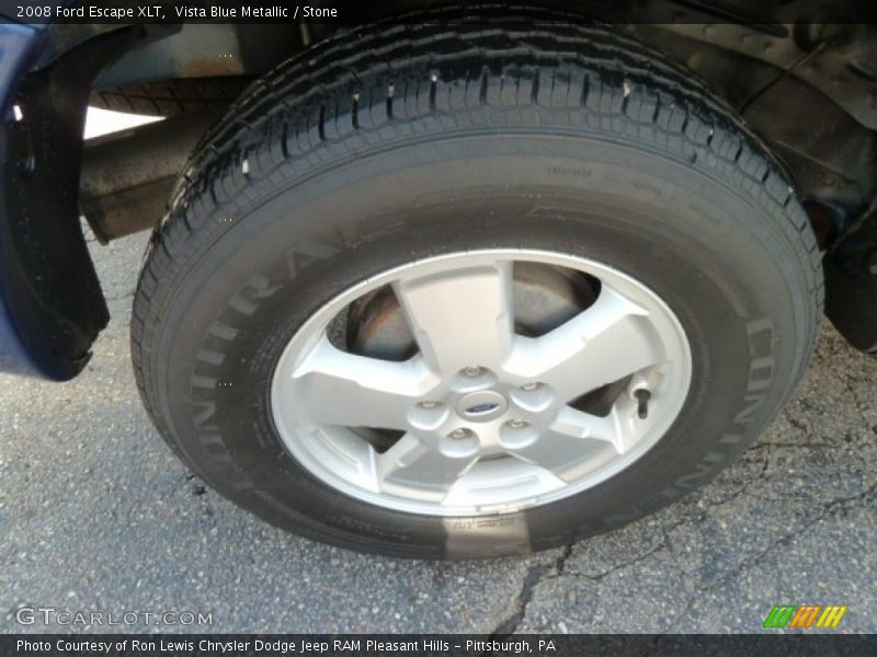 Vista Blue Metallic / Stone 2008 Ford Escape XLT