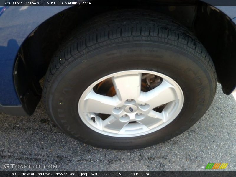 Vista Blue Metallic / Stone 2008 Ford Escape XLT