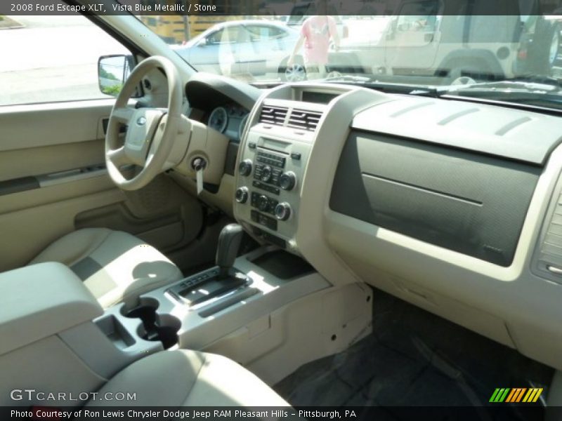 Vista Blue Metallic / Stone 2008 Ford Escape XLT