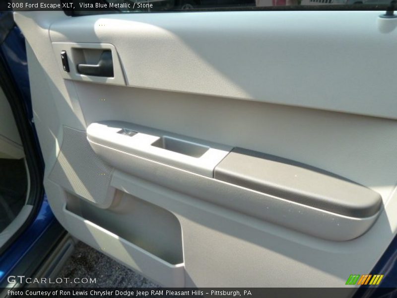 Vista Blue Metallic / Stone 2008 Ford Escape XLT