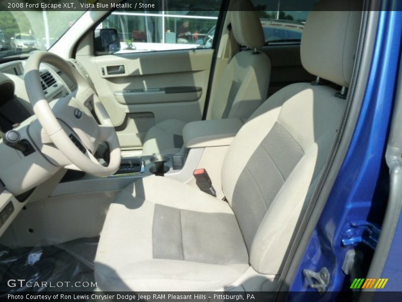 Vista Blue Metallic / Stone 2008 Ford Escape XLT