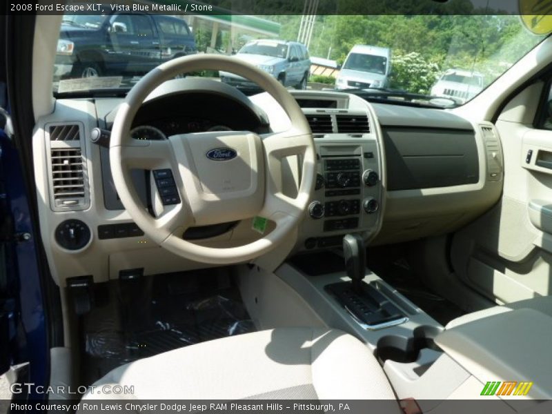Vista Blue Metallic / Stone 2008 Ford Escape XLT