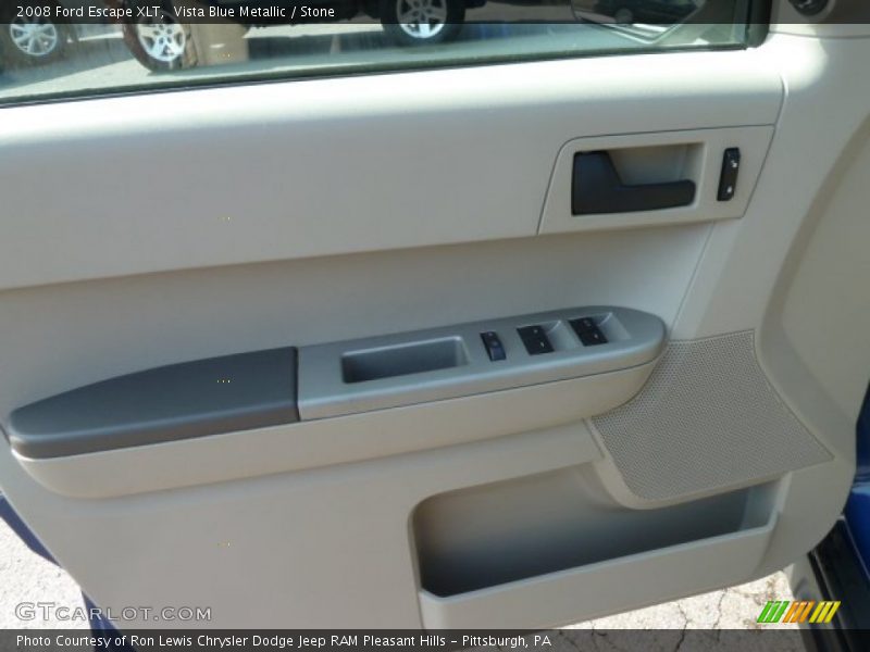 Vista Blue Metallic / Stone 2008 Ford Escape XLT