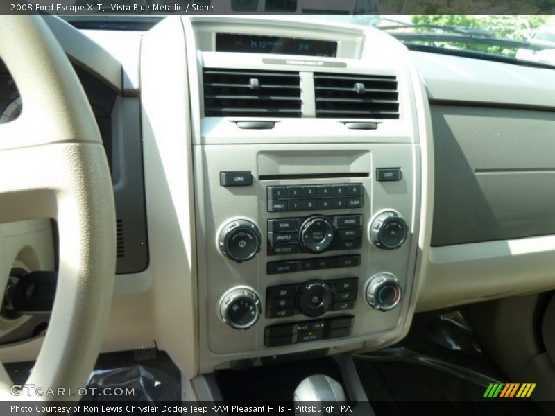 Vista Blue Metallic / Stone 2008 Ford Escape XLT