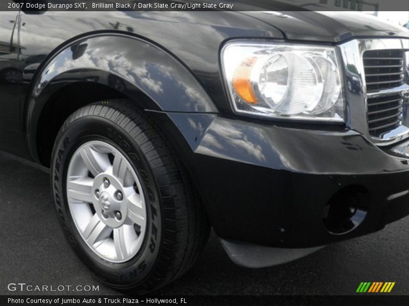 Brilliant Black / Dark Slate Gray/Light Slate Gray 2007 Dodge Durango SXT