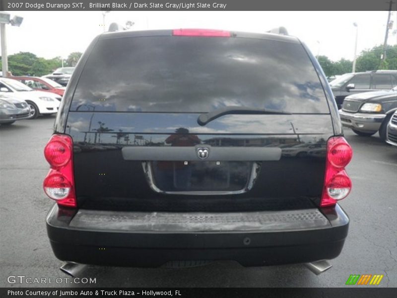 Brilliant Black / Dark Slate Gray/Light Slate Gray 2007 Dodge Durango SXT