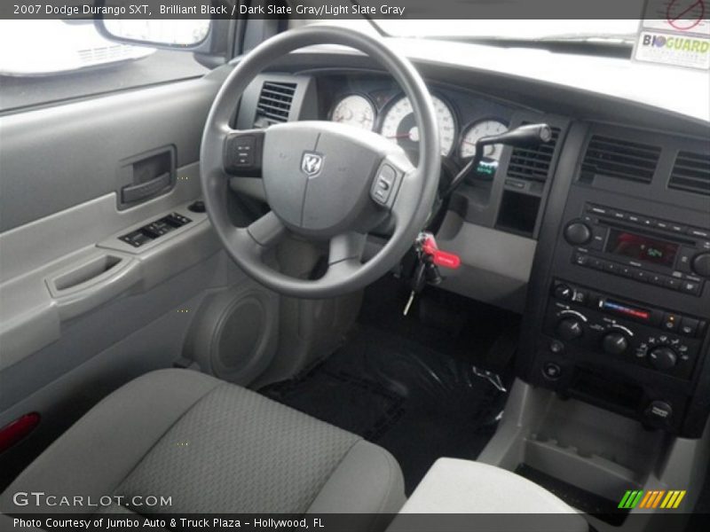 Brilliant Black / Dark Slate Gray/Light Slate Gray 2007 Dodge Durango SXT