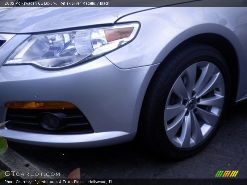 Reflex Silver Metallic / Black 2009 Volkswagen CC Luxury