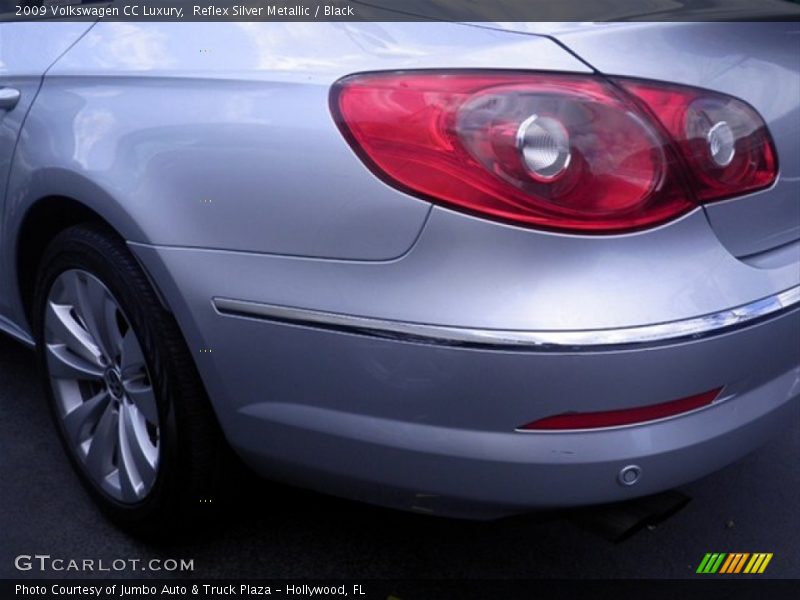 Reflex Silver Metallic / Black 2009 Volkswagen CC Luxury