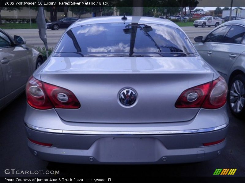 Reflex Silver Metallic / Black 2009 Volkswagen CC Luxury