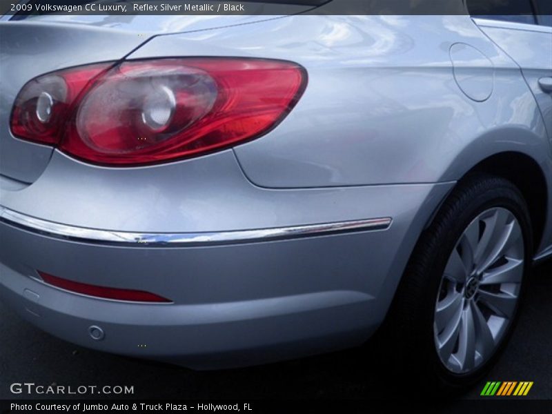 Reflex Silver Metallic / Black 2009 Volkswagen CC Luxury