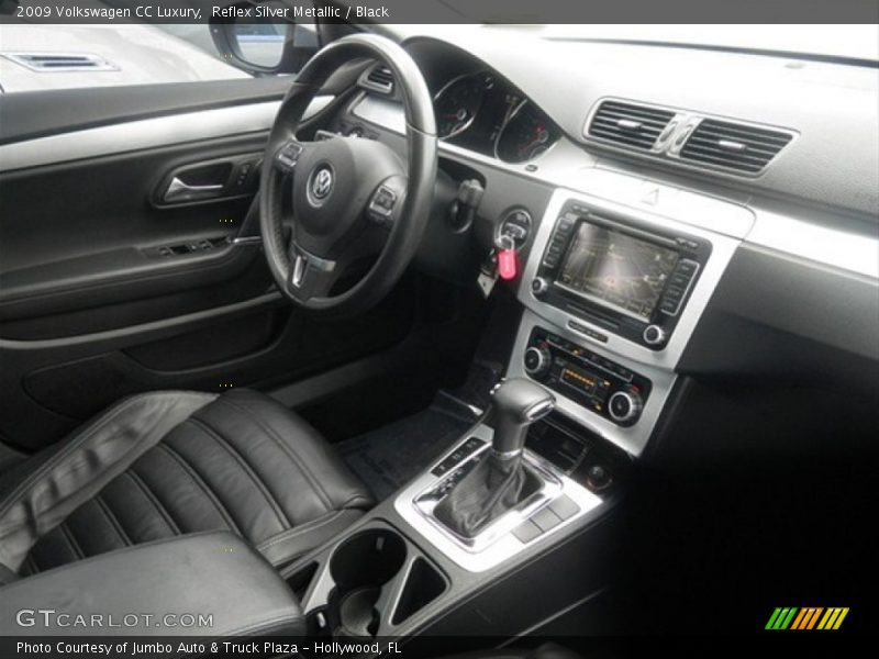 Reflex Silver Metallic / Black 2009 Volkswagen CC Luxury