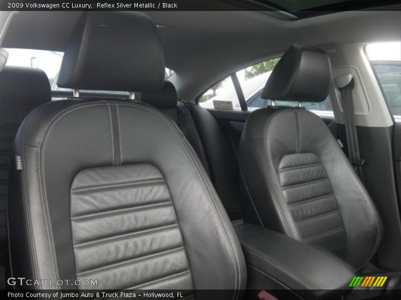 Reflex Silver Metallic / Black 2009 Volkswagen CC Luxury