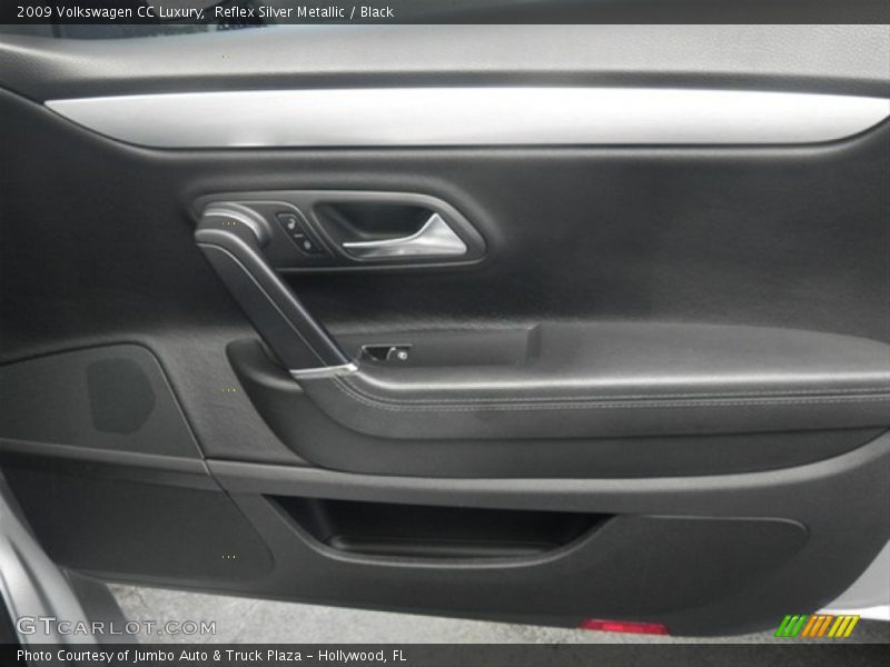 Reflex Silver Metallic / Black 2009 Volkswagen CC Luxury