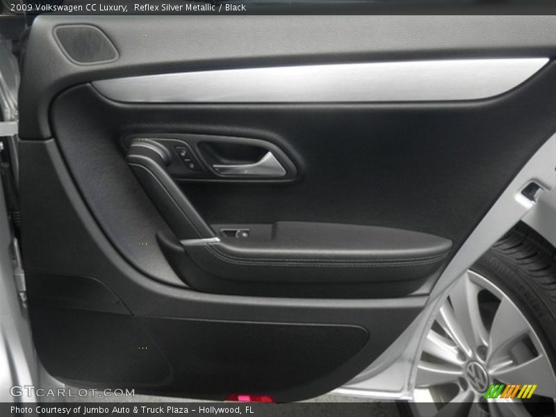 Reflex Silver Metallic / Black 2009 Volkswagen CC Luxury