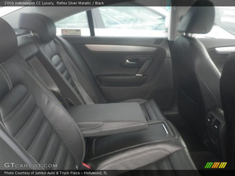Reflex Silver Metallic / Black 2009 Volkswagen CC Luxury