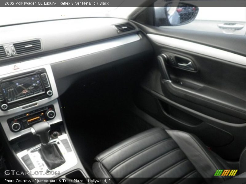 Reflex Silver Metallic / Black 2009 Volkswagen CC Luxury