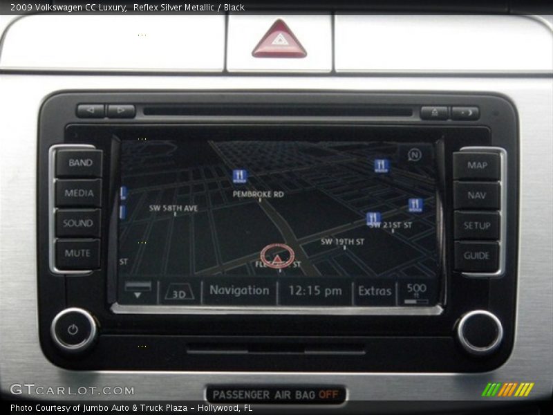 Reflex Silver Metallic / Black 2009 Volkswagen CC Luxury